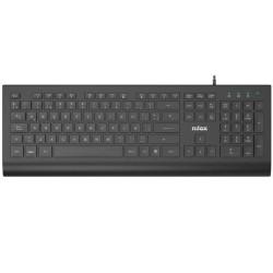 Teclado Nilox NXKBE000014 Negro Qwerty Español