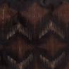 Cojín Marrón Negro Terciopelo 50 x 30 cm