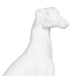 Figura Decorativa Blanco Perro 19 x 12 x 37,5 cm