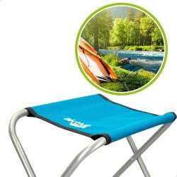 Taburete Plegable Aktive Azul Camping 30 x 37 x 40 cm (4 Unidades)