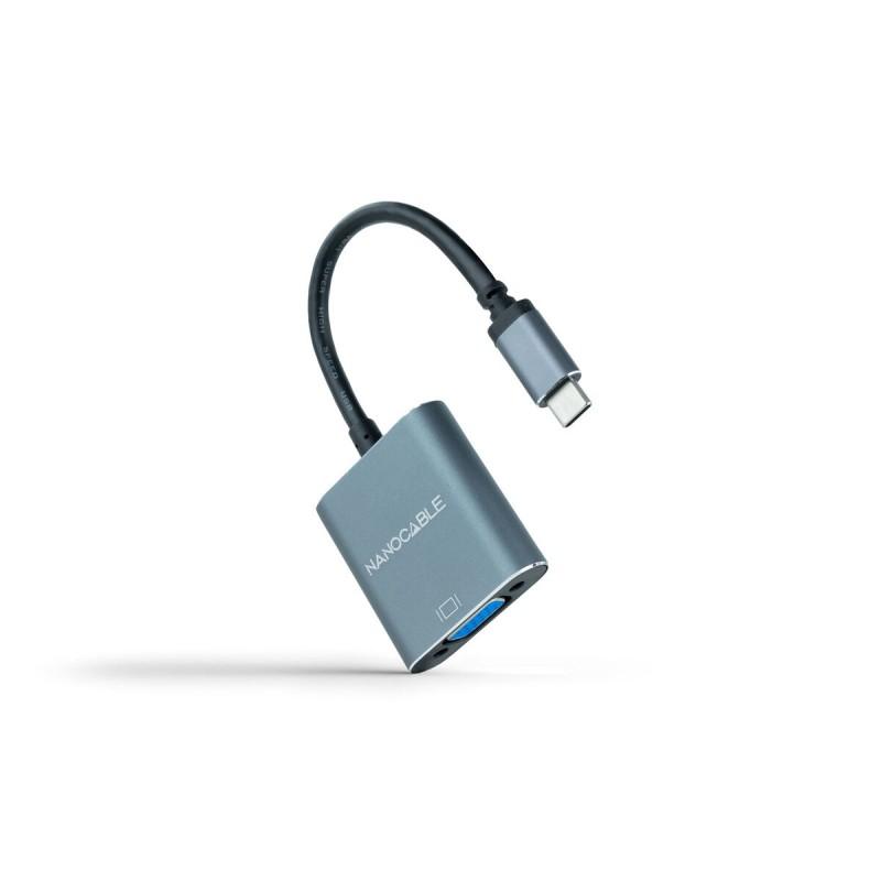 Adaptador USB a VGA NANOCABLE 10.16.4101-G (1 unidad)