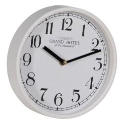 Reloj de Pared Blanco Madera Cristal 22 x 22 x 4,5 cm