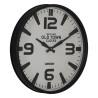 Reloj de Pared Blanco Negro Hierro 46 x 46 x 6 cm