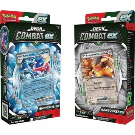 Mazo de Cartas Pokémon Combat EX: Greninja & Kangashkan (FR)