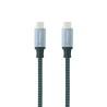 Cable USB-C NANOCABLE 10.01.4103-COMB 3 m Negro Negro/Gris (1 unidad)