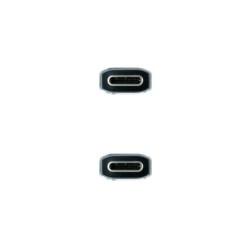 Cable USB-C NANOCABLE 10.01.4103-COMB 3 m Negro Negro/Gris (1 unidad)