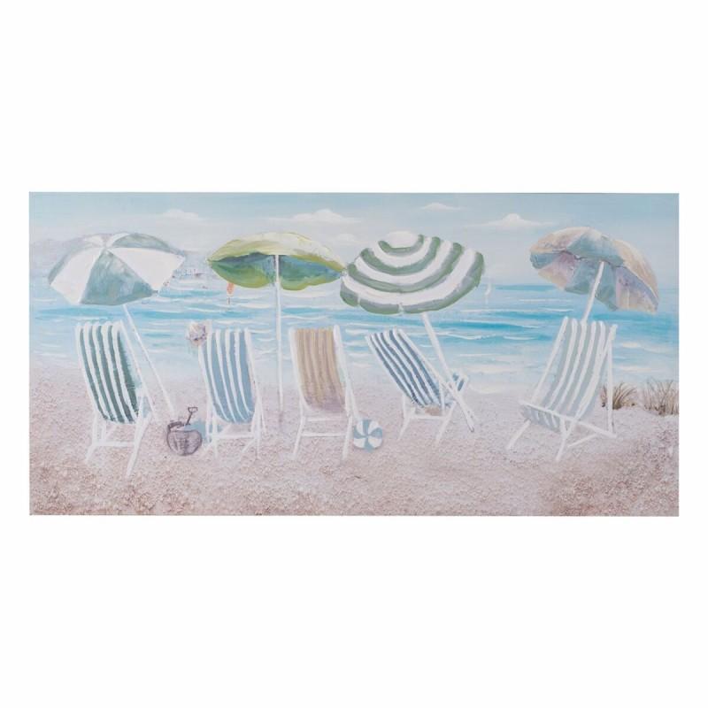 Cuadro Lienzo Playa 120 x 3,5 x 60 cm