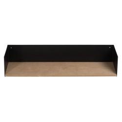 Estantería Marrón Negro Madera Hierro 60 x 12 x 15 cm