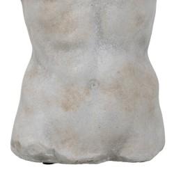 Macetero Gris Cemento Busto 20,5 x 13 x 29 cm