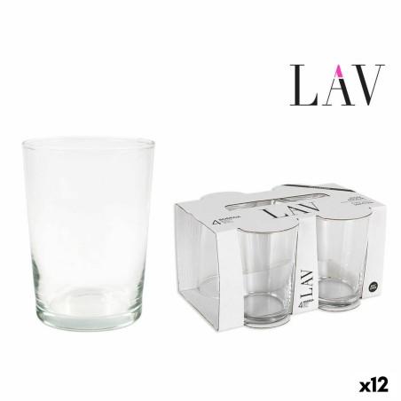 Set de Vasos LAV Best offer 4 Piezas (4 Unidades) (12 Unidades) (520 ml)