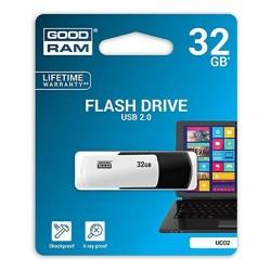 Pendrive GoodRam UCO2 USB 2.0 Blanco/Negro Memoria USB