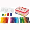 Set de Rotuladores Faber-Castell Connector Caja de Metal Bailarina Multicolor (9 Unidades)