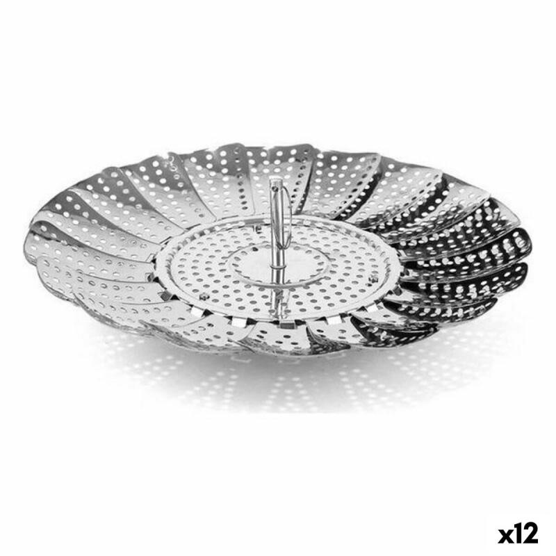 Vaporera Quttin Acero Inoxidable 14 cm (12 Unidades) (22,5 x 14 cm)