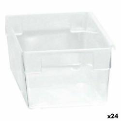 Caja Multiusos Modular Transparente 15 x 8 x 5,3 cm (24 Unidades)