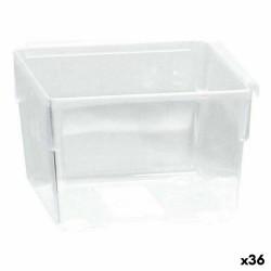 Caja Multiusos Modular Transparente 8 x 8 x 5,3 cm (36 Unidades)