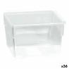 Caja Multiusos Modular Transparente 8 x 8 x 5,3 cm (36 Unidades)