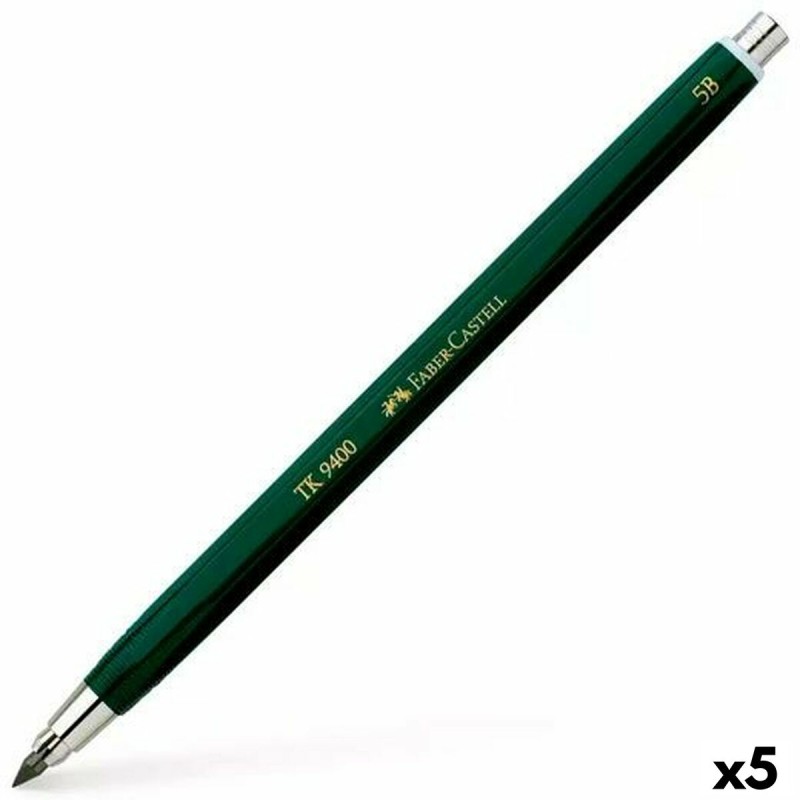 Portaminas Faber-Castell Tk 9400 3 Verde (5 Unidades)