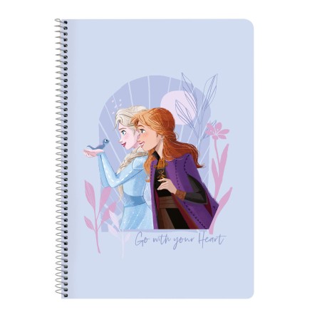 Libreta Frozen Believe Lila A4 80 Hojas