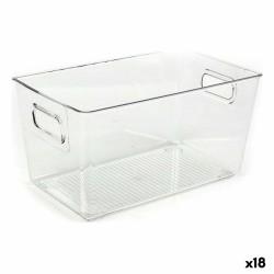 Caja Multiusos Dem Transparente 25,7 x 15,3 x 13,5 cm (18 Unidades)