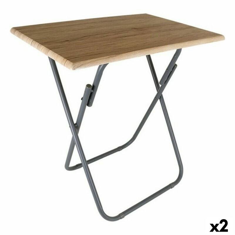 Mesa Plegable Confortime Madera 73 x 52 x 75 cm (2 Unidades)