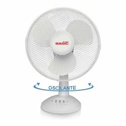 Ventilador de Sobremesa Basic Home Blanco 35 W 30 cm (2 Unidades)