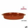 Fuente de Cocina Azofra Barro cocido Ovalado 44 x 26 x 7 cm (4 Unidades)