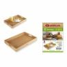 Bandeja Quttin 62326 Bambú 40 x 27 x 4,6 cm (6 Unidades)