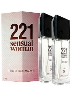 PERFUME DE EQUIVALENCIA PARA MUJER 221 SENSUAL WOMAN 2X50 ML
