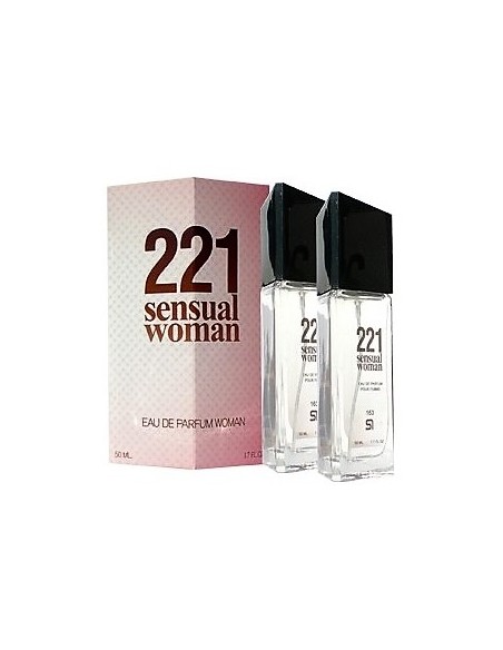 PERFUME DE EQUIVALENCIA PARA MUJER 221 SENSUAL WOMAN 2X50 ML