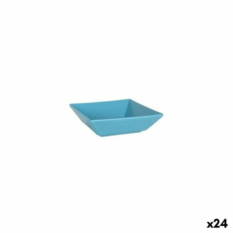 Bol para Aperitivos La Mediterránea Elite Azul Porcelana 18 x 18 x 5 cm (24 Unidades)