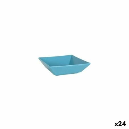 Bol para Aperitivos La Mediterránea Elite Azul Porcelana 18 x 18 x 5 cm (24 Unidades)