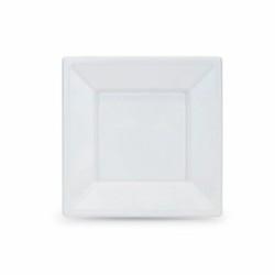 Set de platos reutilizables Algon Blanco Plástico 18 x 18 x 1,5 cm (36 Unidades)