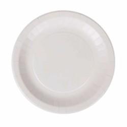 Set de Platos Algon Desechables Blanco Cartón 28 cm (15 Unidades)