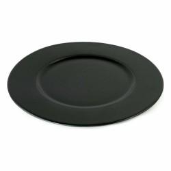 Plato Llano Viejo Valle Neat Negro Porcelana Ø 28 cm (6 Unidades)