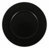 Plato Llano Viejo Valle Neat Negro Porcelana Ø 28 cm (6 Unidades)