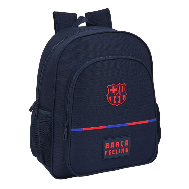 Mochila Escolar F.C. Barcelona Azul marino (32 x 38 x 12 cm)