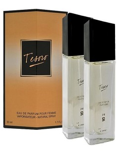 PERFUME DE EQUIVALENCIA PARA MUJER TESORO 2X50 ML