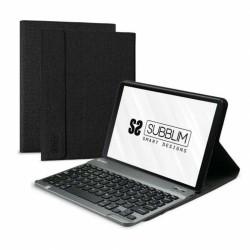 Teclado Bluetooth con Soporte para Tablet Subblim SUBKT3-BTL200 Negro Qwerty Español