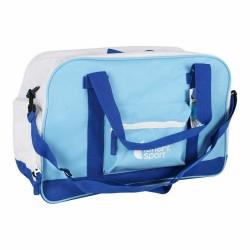 Bolsa de Deporte con Portazapatos LongFit Care Azul/Blanco (2 Unidades)