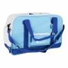 Bolsa de Deporte con Portazapatos LongFit Care Azul/Blanco (2 Unidades)