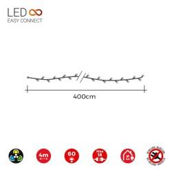 Guirnalda de Luces LED EDM Easy-Connect Multicolor (4 m)