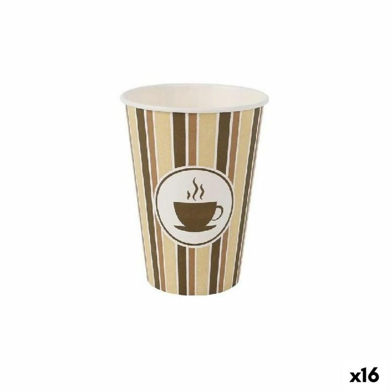 Set de Vasos Algon Cartón Café 40 Piezas 220 ml (16 Unidades)