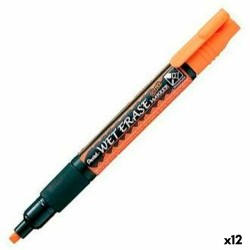 Rotuladores de tiza líquida Pentel Wet Erase Naranja (12 Piezas)