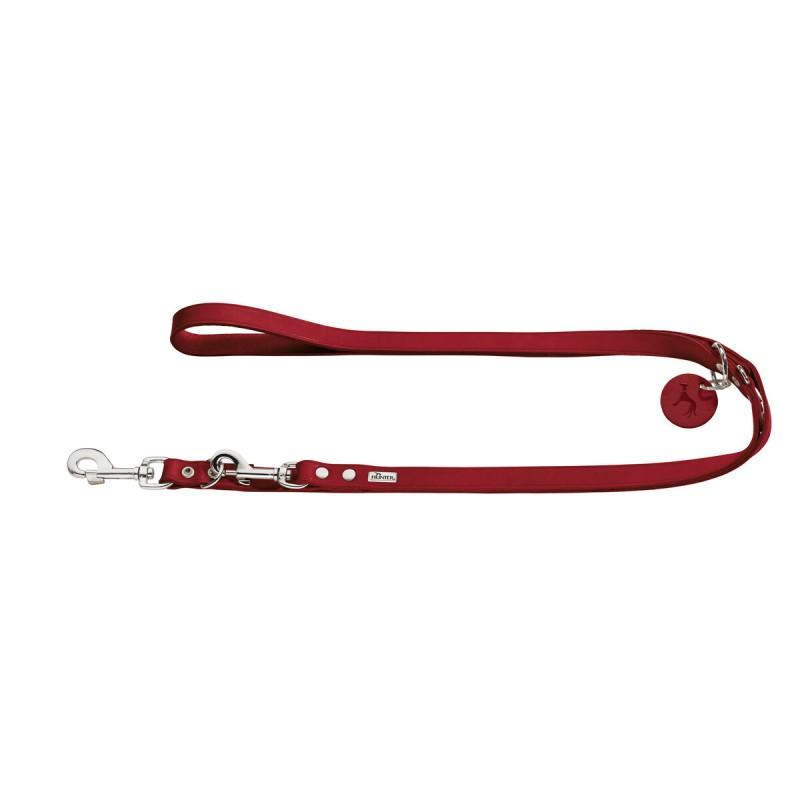 Correa para Perro Hunter Rojo 2 m Ajustable Cuero