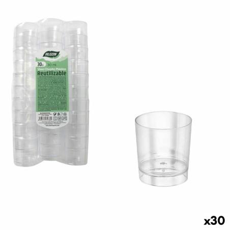 Set de Vasos de Chupito Algon Reutilizable Poliestireno 30 piezas 30 ml (30 unidades)