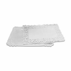 Set de bandejas para Alimentos Algon Blanco Rectangular 4 Piezas 15 x 22 x 1 cm (48 Unidades)