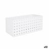 Organizador de Cajones Confortime Blanco 27,5 x 13,5 x 12,2 cm (12 Unidades)