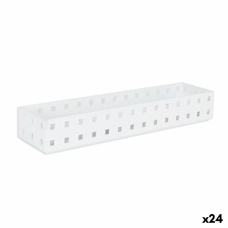 Organizador de Cajones Confortime Blanco 27,6 x 6,6 x 4,3 cm (24 Unidades)