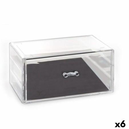 Organizador Multiusos Confortime Plástico Transparente 23,5 x 15,3 x 10,8 cm (6 Unidades)