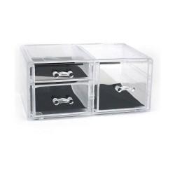 Organizador Multiusos Confortime Plástico Transparente 23,8 x 15,3 x 10,8 cm (6 Unidades)